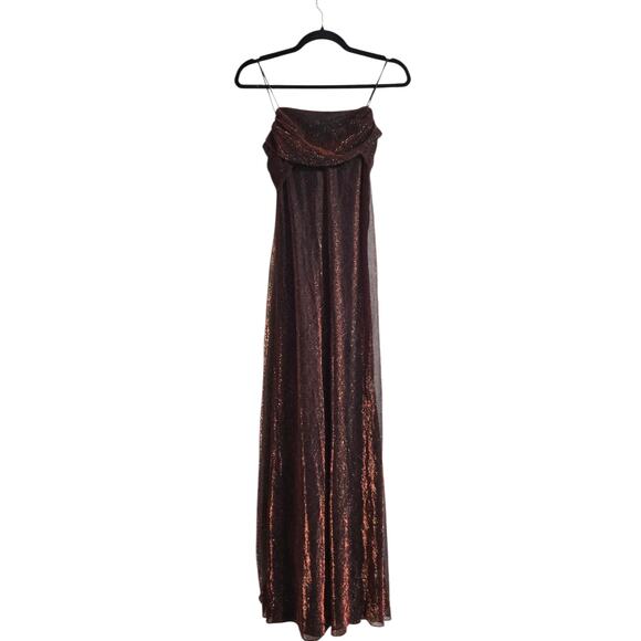 Betsy & Adam Dresses & Skirts - 80s Vintage Betsy & Adam Metallic Formal Elegant Dress XS